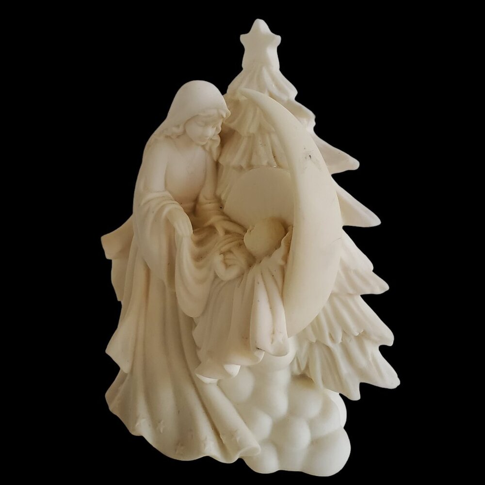 Mary Baby Jesus Figurine 1995 Roman Inc Silent Night #G497 Millennium Christmas